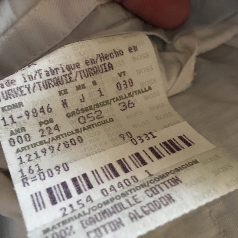 Hugo Boss chuck 12199 lightweight slacks NWT - Picture 3 of 8